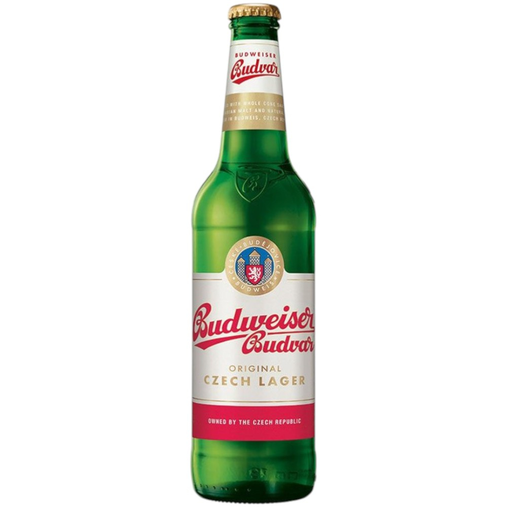 Пиво Budweiser Budvar Svetly Lezak 0,33 л. glass