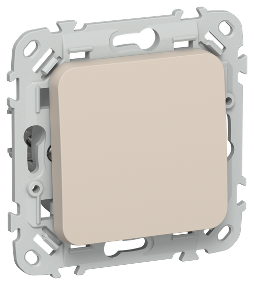 FLITE Выключатель 1-клавишный перекрестный 10А ВС71-1-0-ФлЛ льняной IEK