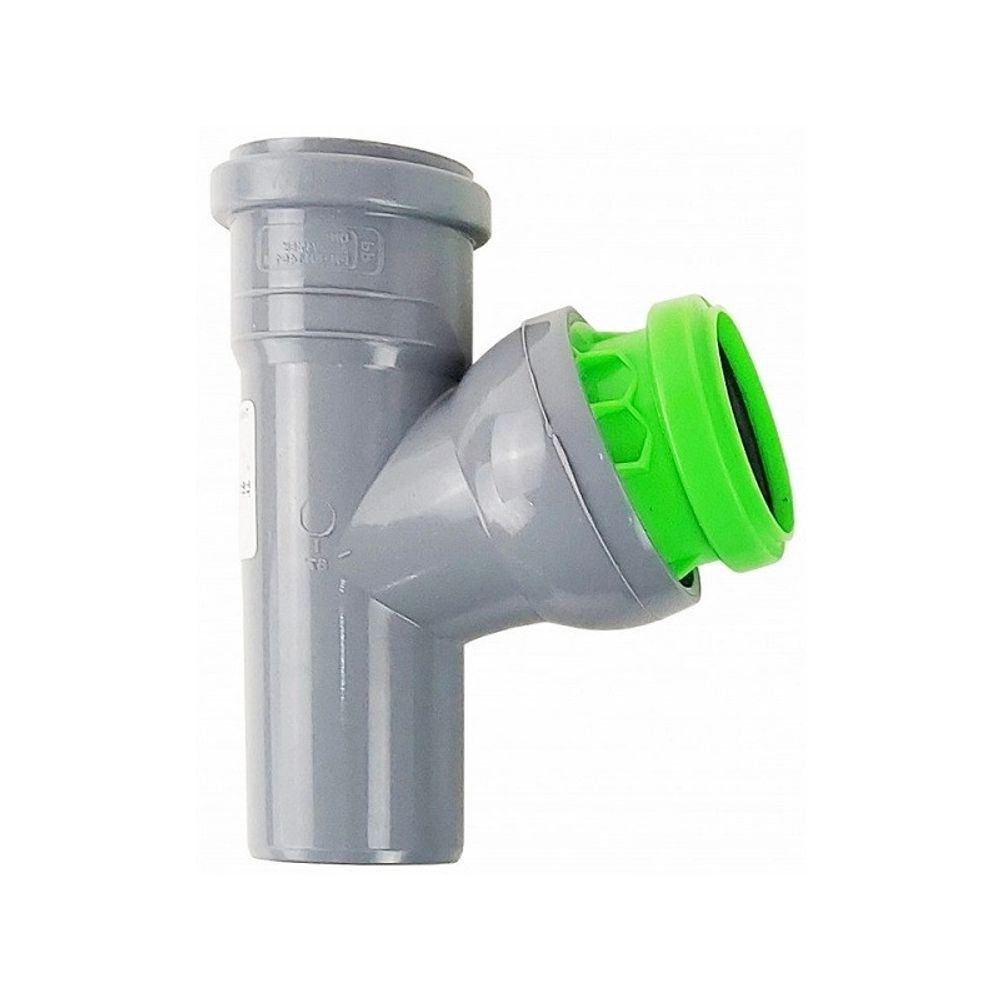 Тройник 50*50 угол регулируемый 45-88