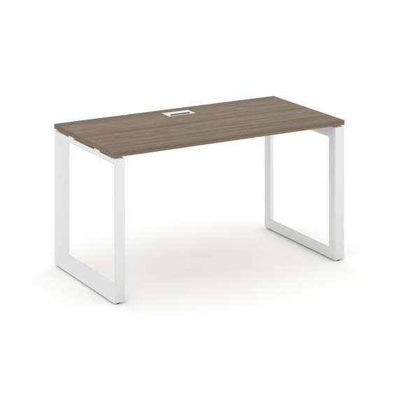 Style Project Стол письменный SN-59O.SP-004 Вяз Благородный/Металл Белый/Белый Заглушка 1580*600*750