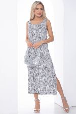 Сарафан Весенний шарм (бело-синий) П10099 LT Collection