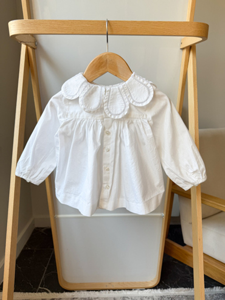 Хлопковая блузка Jacadi, 80