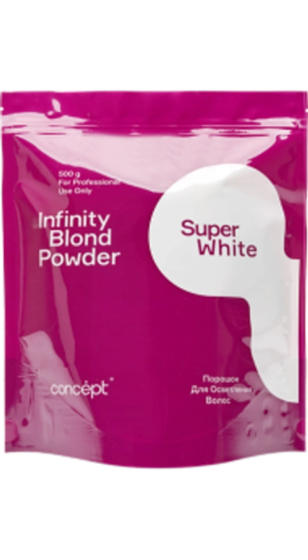 Порошок Концепт Инфинити Супер Вайт для осветления волос 500гр