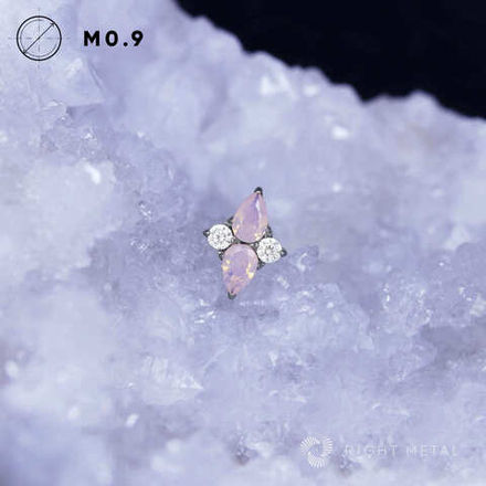 Beam Mini Rose Quartz & Crystal