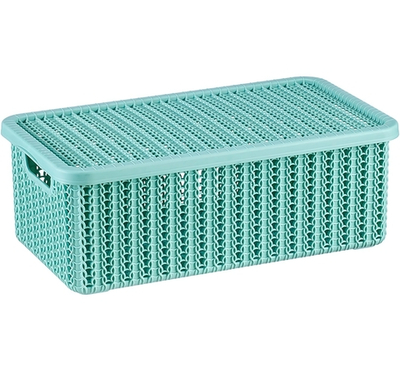 Коробка ВЯЗАНИЕ 6л с крышкой М 2370