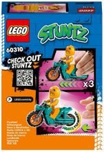 Конструктор LEGO City Stuntz 60310 Трюковый мотоцикл с цыплёнком