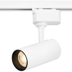 Трековый светильник однофазный ЭРА TR5-1040 WH светодиодный 10Вт 4000К белый | Однофазные светильники LED