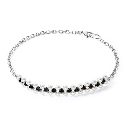 Колье Coeur de Lion Black-Silver 4080/10-1317