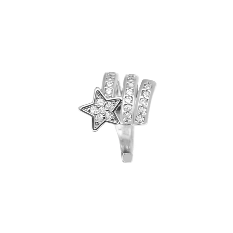 Кафф Супер Сияющая Звезда – Серебро