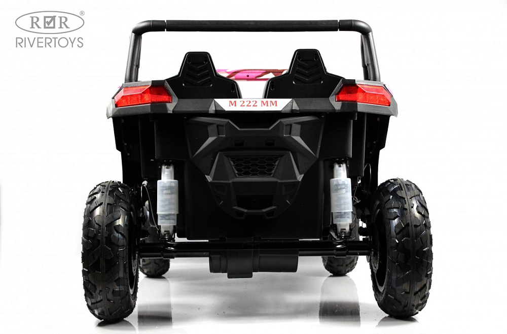 Детский электромобиль RiverToys M222MM розовый