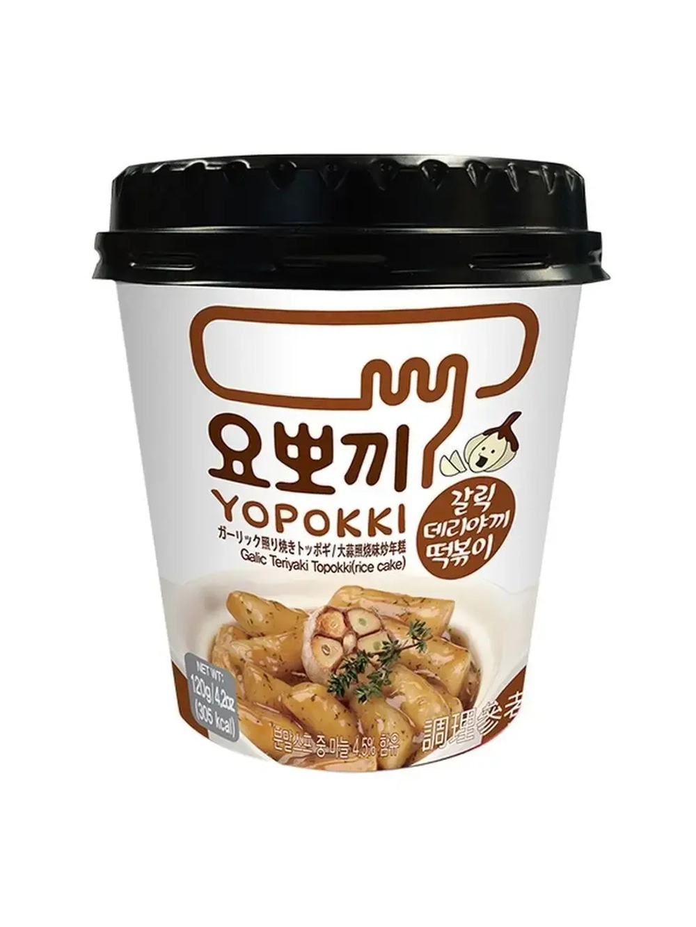 Рисовые палочки Topokki в соусе терияки и с чесноком