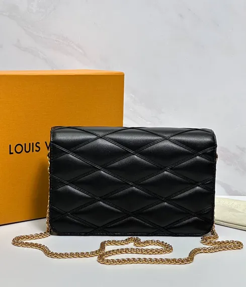 Клатч Louis Vuitton GO-14 чёрный.