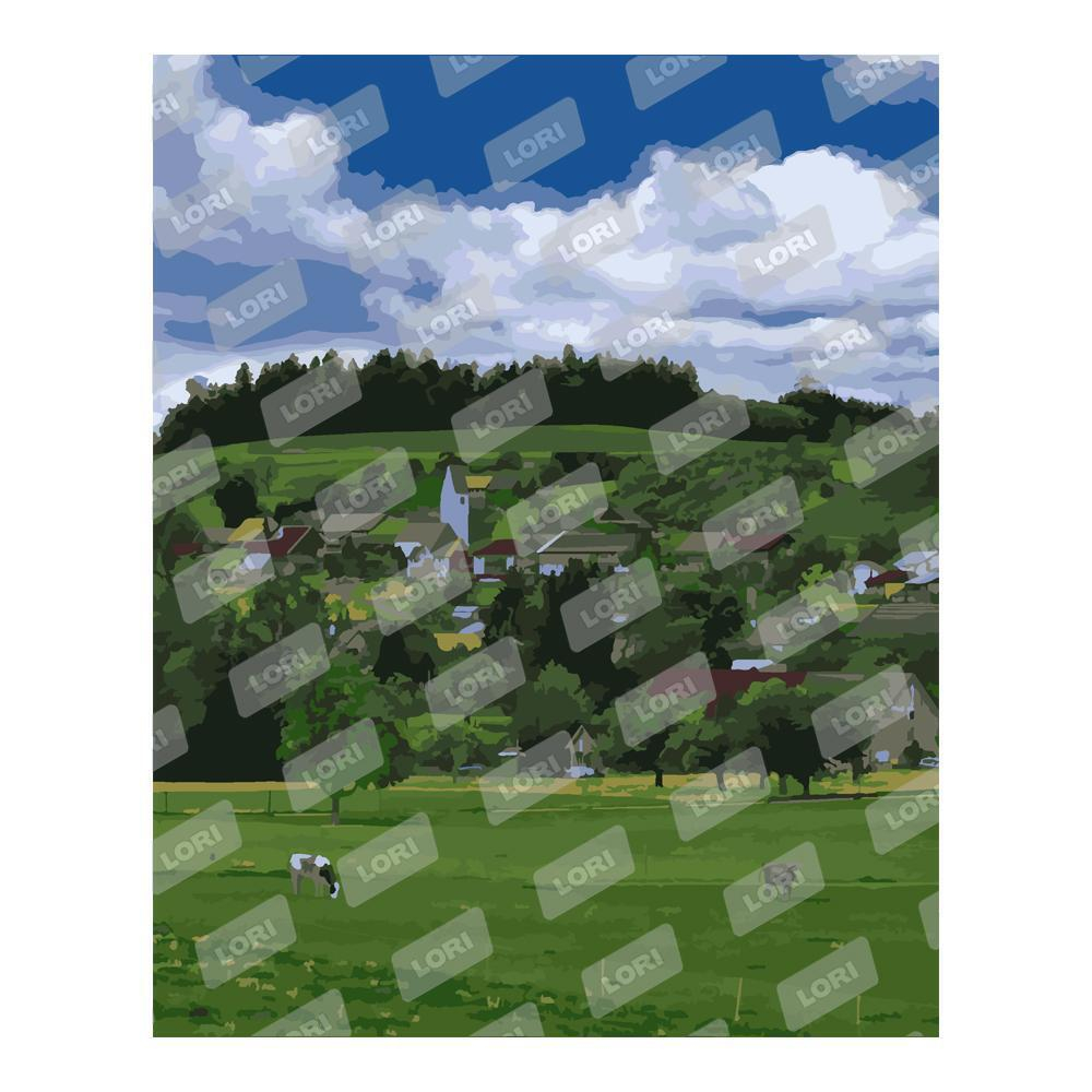 Картина по номерам 40*50см "Летнее настроение" (Lori)