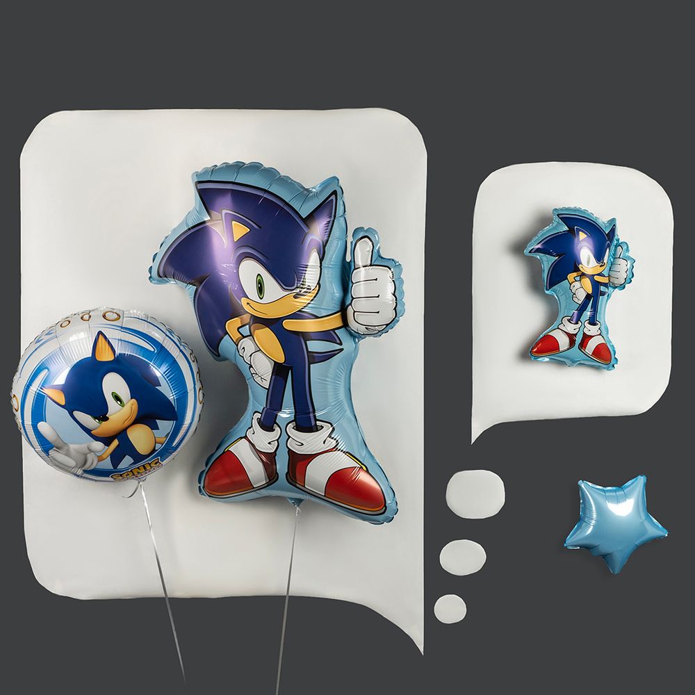 Шар (18''/46 см) Круг, Соник, 1 шт.