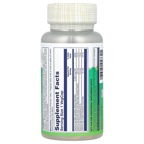 Solaray, мультивитамины для высокой энергии, для приема 1 раз в день, 60 растительных капсул