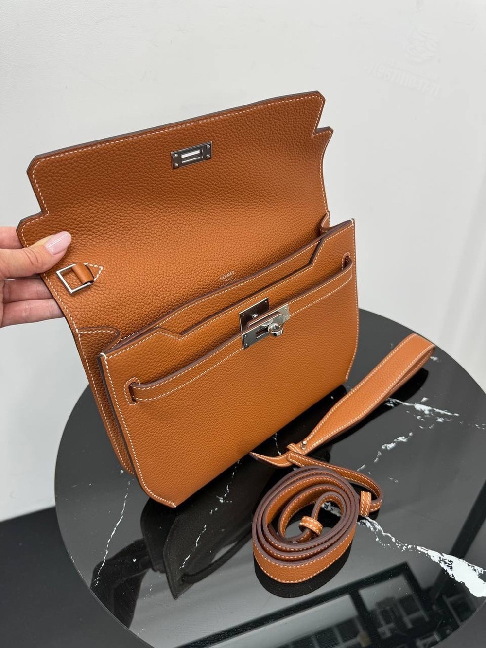 Сумка через плечо Hermes Kelly Depeches 25