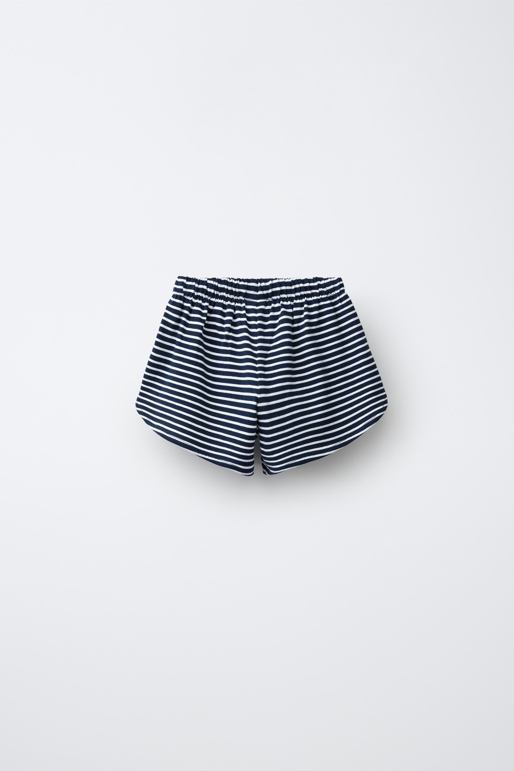 ZARA ТРИКОТАЖНЫЕ ШОРТЫ-БЕРМУДЫ, ПОЛОСКИ