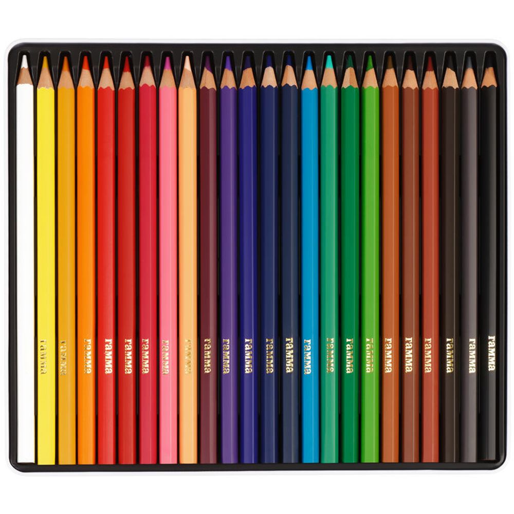 Карандаши цветные 24цв. Гамма Классические, метал. пенал