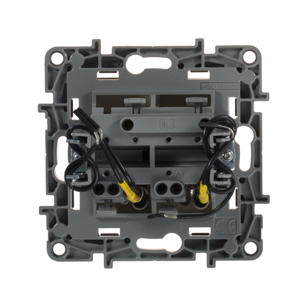 Выключатель 2х-клавишный с подсветкой/индикацией 10А 250В слоновая кость ETIKA Legrand