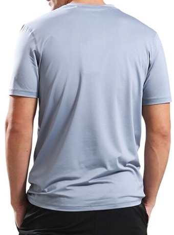 Мужская теннисная футболка BOSS Active - dark grey