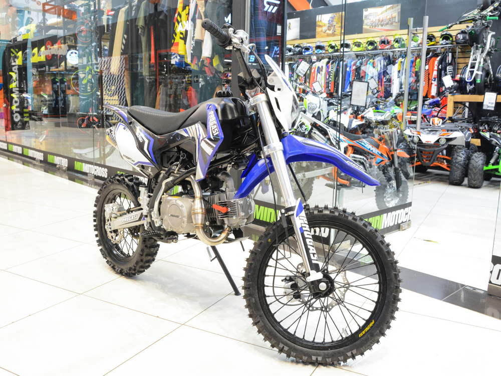 Питбайк PROGASI SMART 5 125CC BLUE 17/14 (Полуавтоматическая КПП)