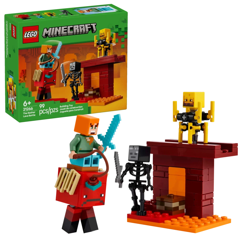 Конструктор LEGO Minecraft 21266 Битва за Нижнюю лаву