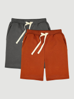 Шорты удлиненные Mjölk Paprika/Steel Grey, сет 2 шт.