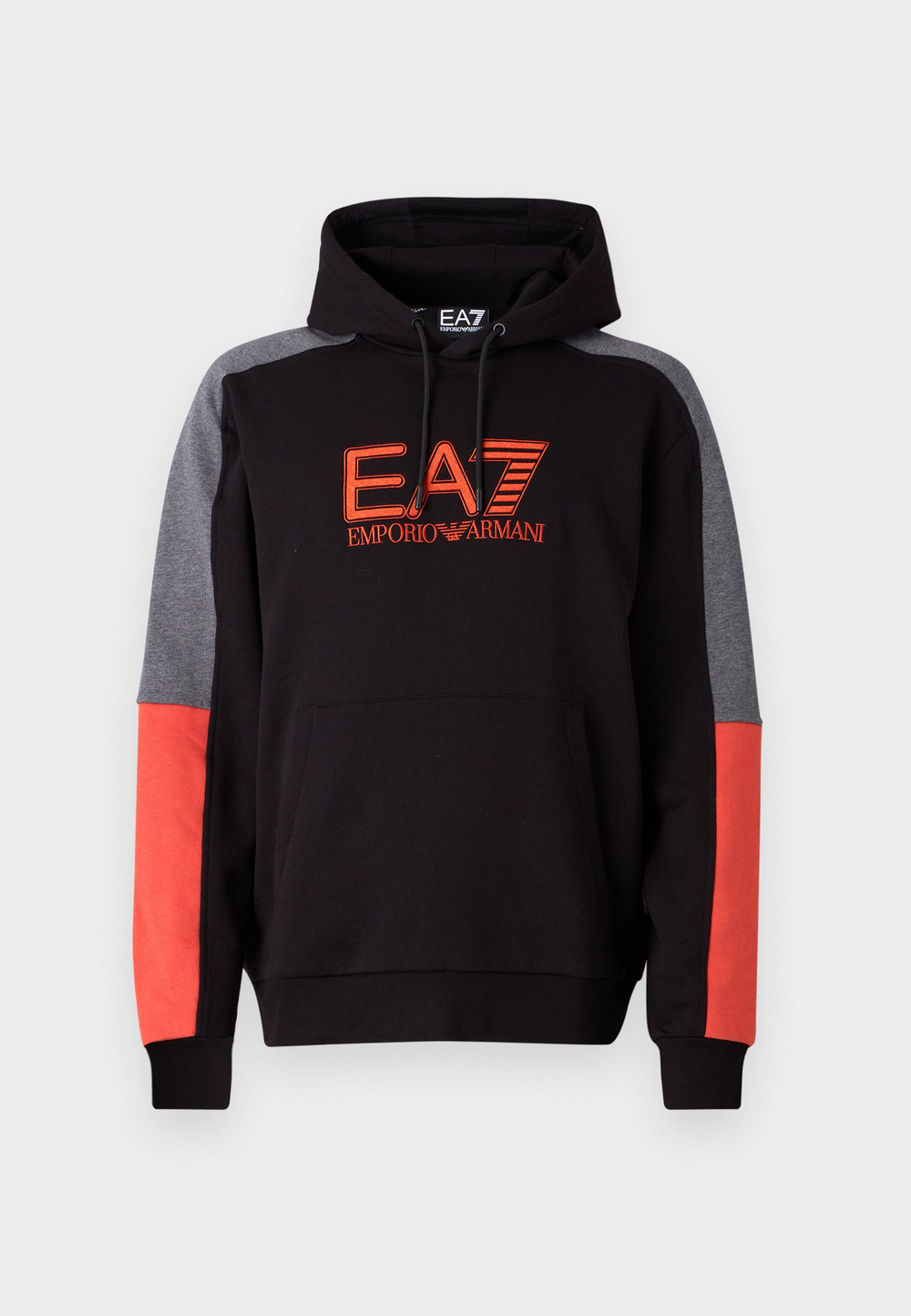 EA7 Emporio Armani Толстовка с капюшоном - Чёрный