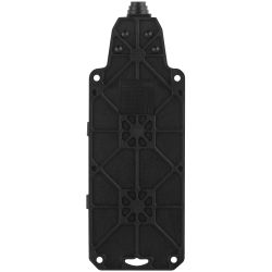 Колодка ЭРА K-2e-B-IP44 каучуковая с заземлением 2 розетки 16A IP44 черная | Колодки