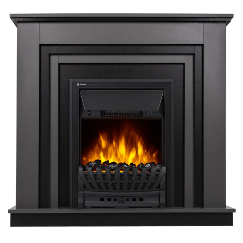 Каминокомплект:Очаг Electrolux Classic EFP/P-1020LS, портал Grado Classic графит, черный