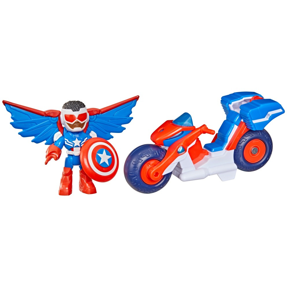 Hasbro G2691 — Игровой набор «Мотоцикл Капитана Америки» с фигуркой Мстители G2691 — фото 4