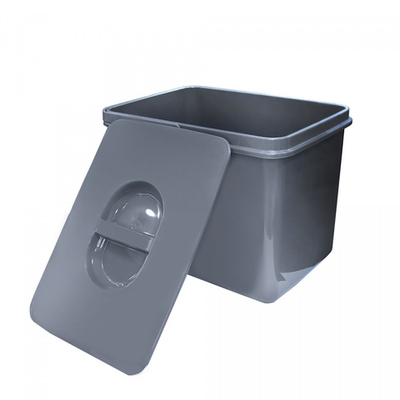 Ekotech Контейнер для мусора JAZZ 9.5 л, антрацит