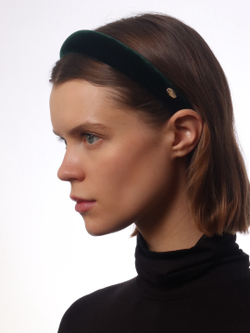 Ободок зеленый средний