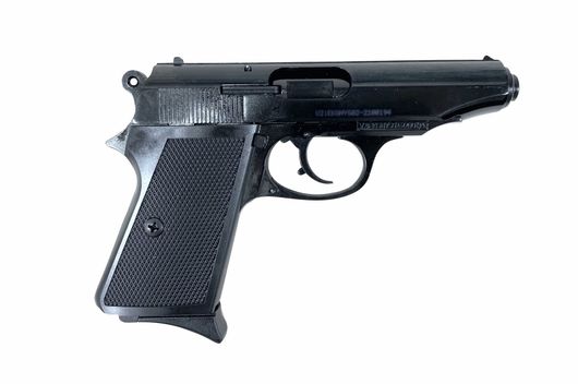 Пистолет охолощенный PP-S KURS копия Walther PP под холостой патрон калибра 10ТК