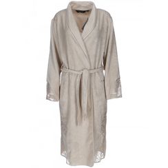 HAZEL бежевый махровый женский халат Soft Cotton (Турция)