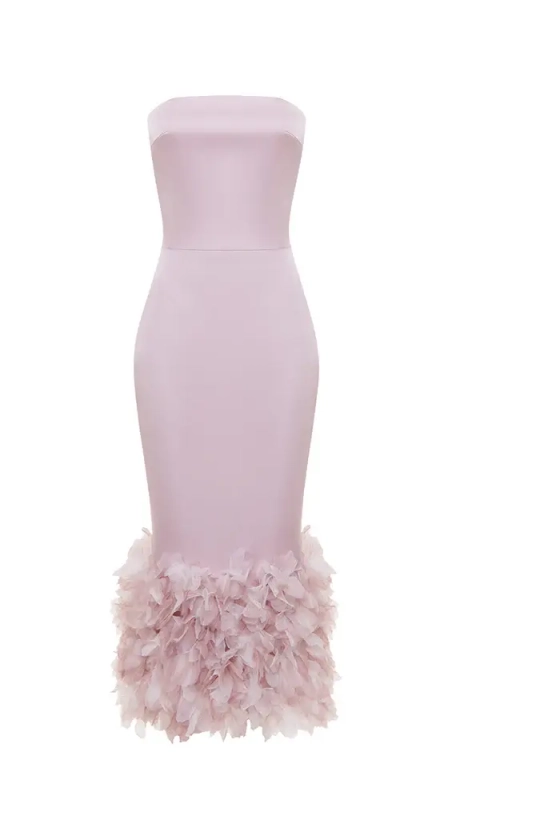 Платье миди из сатина