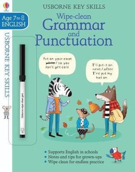 Wipe-clean Grammar &amp; Punctuation 7-8