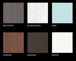 Модульный кухонный гарнитур «Опера» 2800 (Ваниль/Вуд патина), ЛДСП/МДФ, ДСВ Мебель