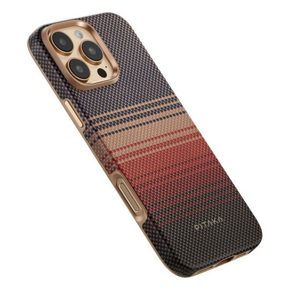 Противоударный чехол Pitaka Military-Grade Protective Case для iPhone 16 Pro Max Sunset (KI1601PPSUM)
