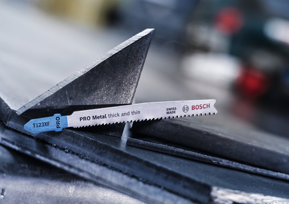 Пилка для лобзика по металлу 100 мм, T123XF BOSCH 2608638473