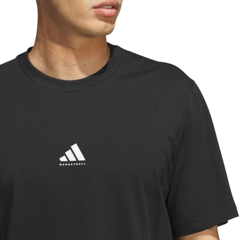 Баскетбольная футболка adidas Basketball Graphic T-shirt Black