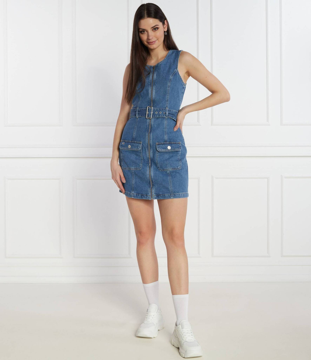 Платье Tommy Jeans - голубой(DW0DW17682)