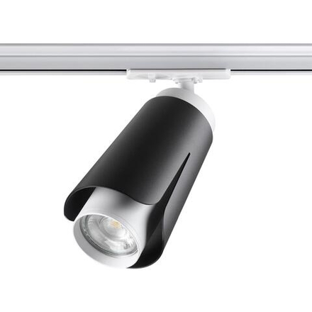 370836 PORT NT22 243 черный Светильник трековый однофазный трехжильный IP20 GU10 9W 220V TULIP