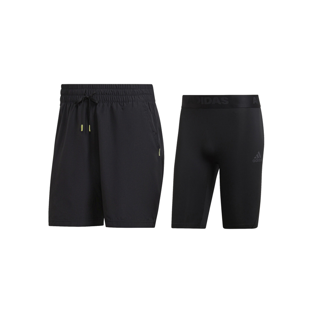 Мужские теннисные шорты adidas Paris 2in1 Shorts Men - Black