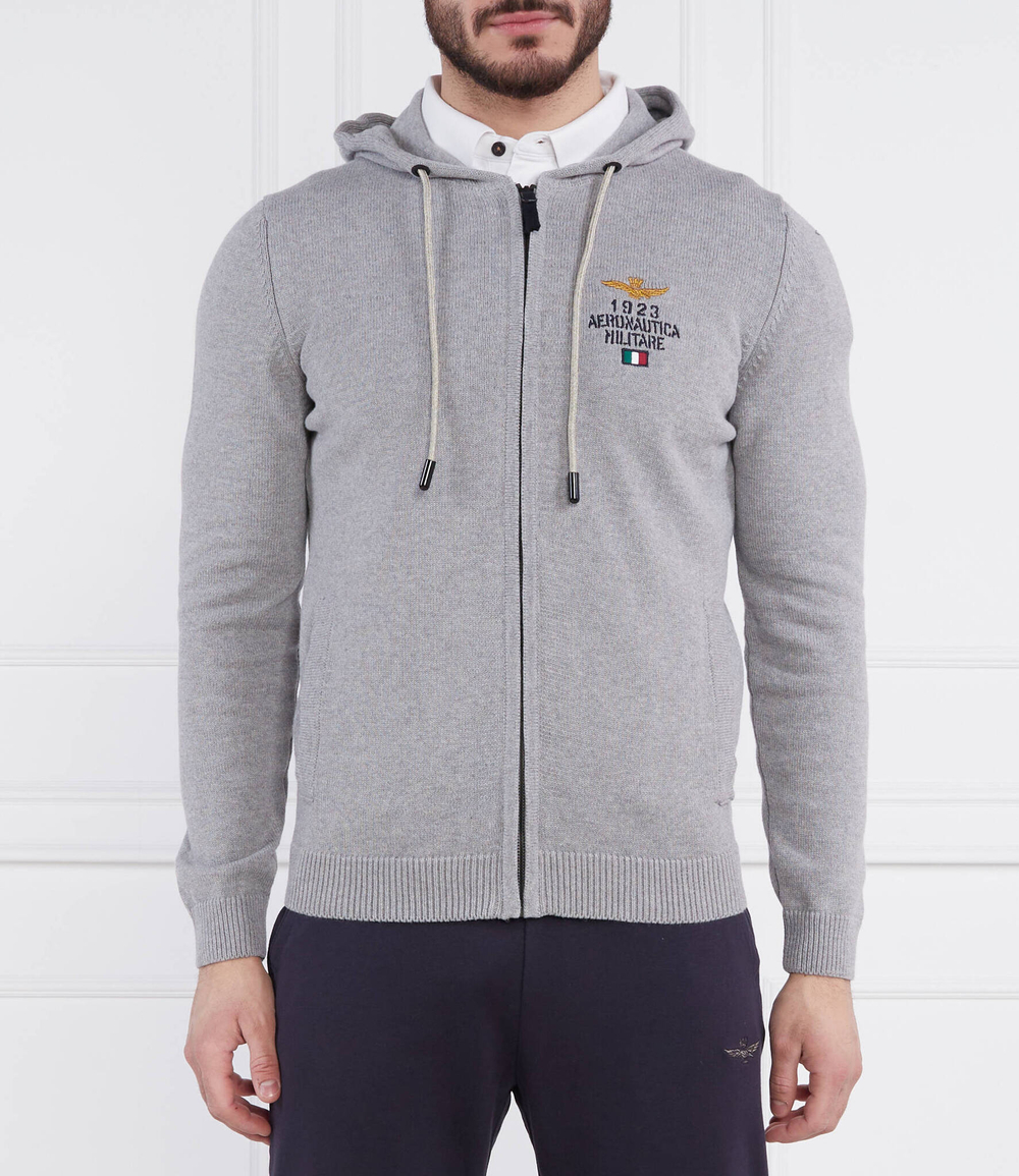 Худи Aeronautica Militare - серый(MA1422L493)