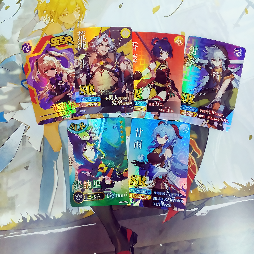 Коллекционные карточки "Геншин Импакт / Genshin Impact - Тарталья"