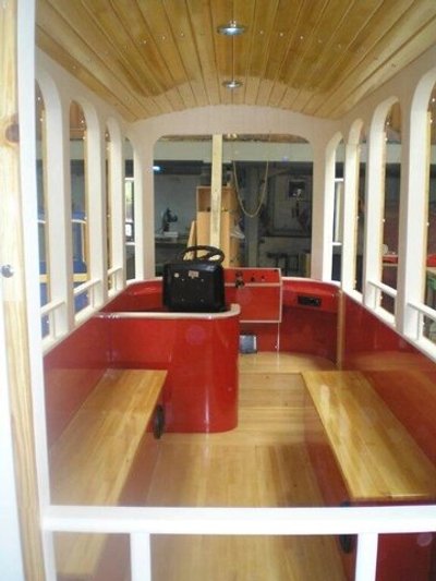 Детский Трамвай на электротяге