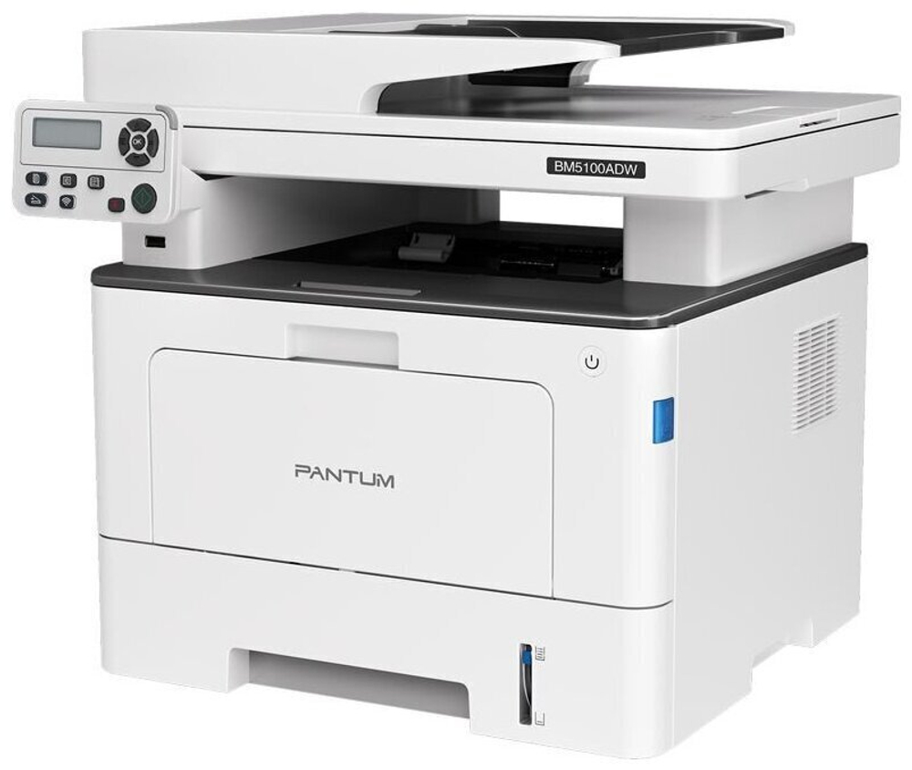 МФУ лазерное Pantum BM5100ADW A4 Duplex Net WiFi белыйсерый