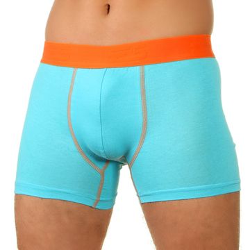 Мужские трусы боксеры голубые E5 Underwear Cotton