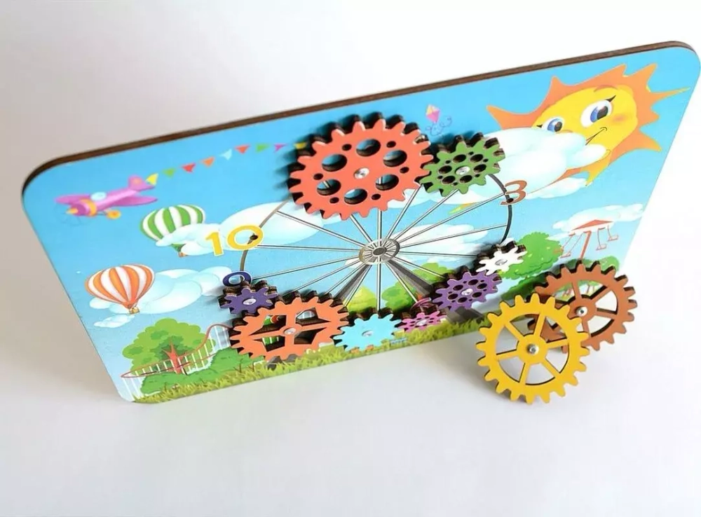 116105/Набор шестеренок "Колесо обозрения"/105